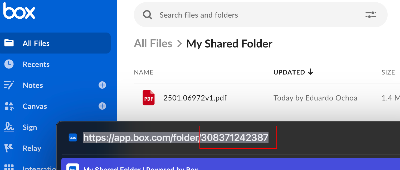 Folder ID