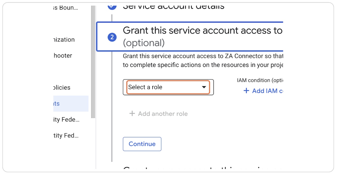 Service Account Details
