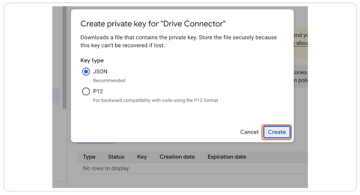 Select JSON Key Type