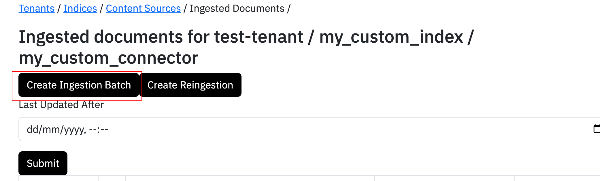 Ingested Documents