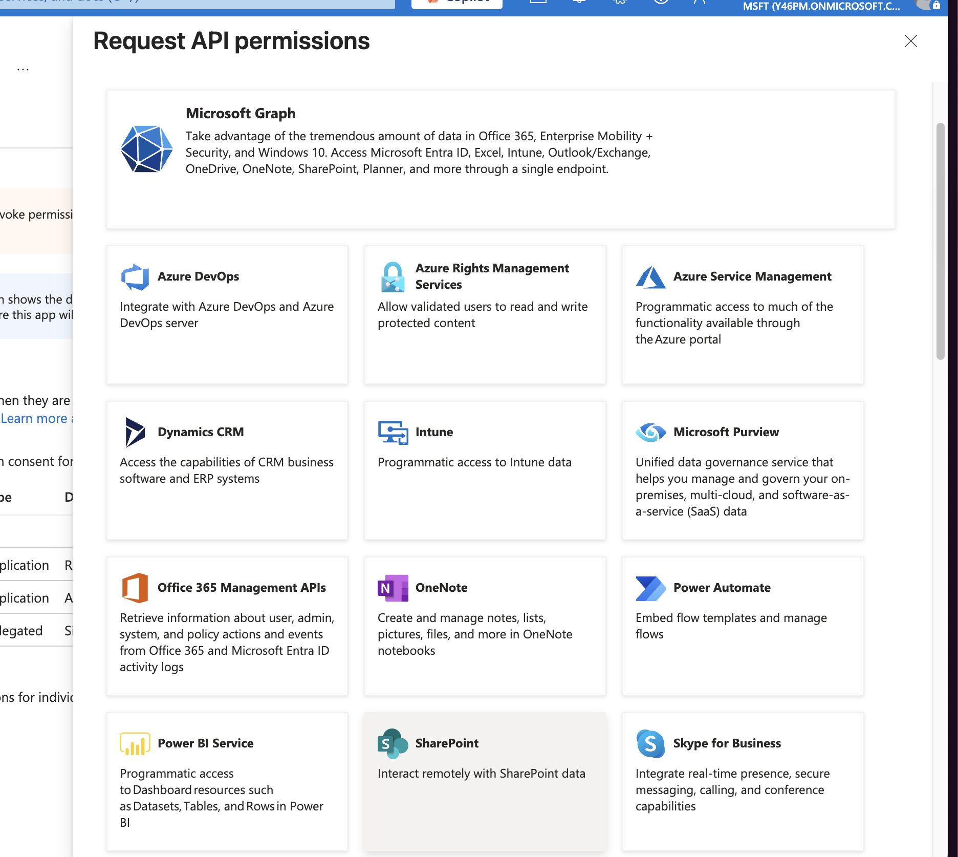 Select Sharepoint