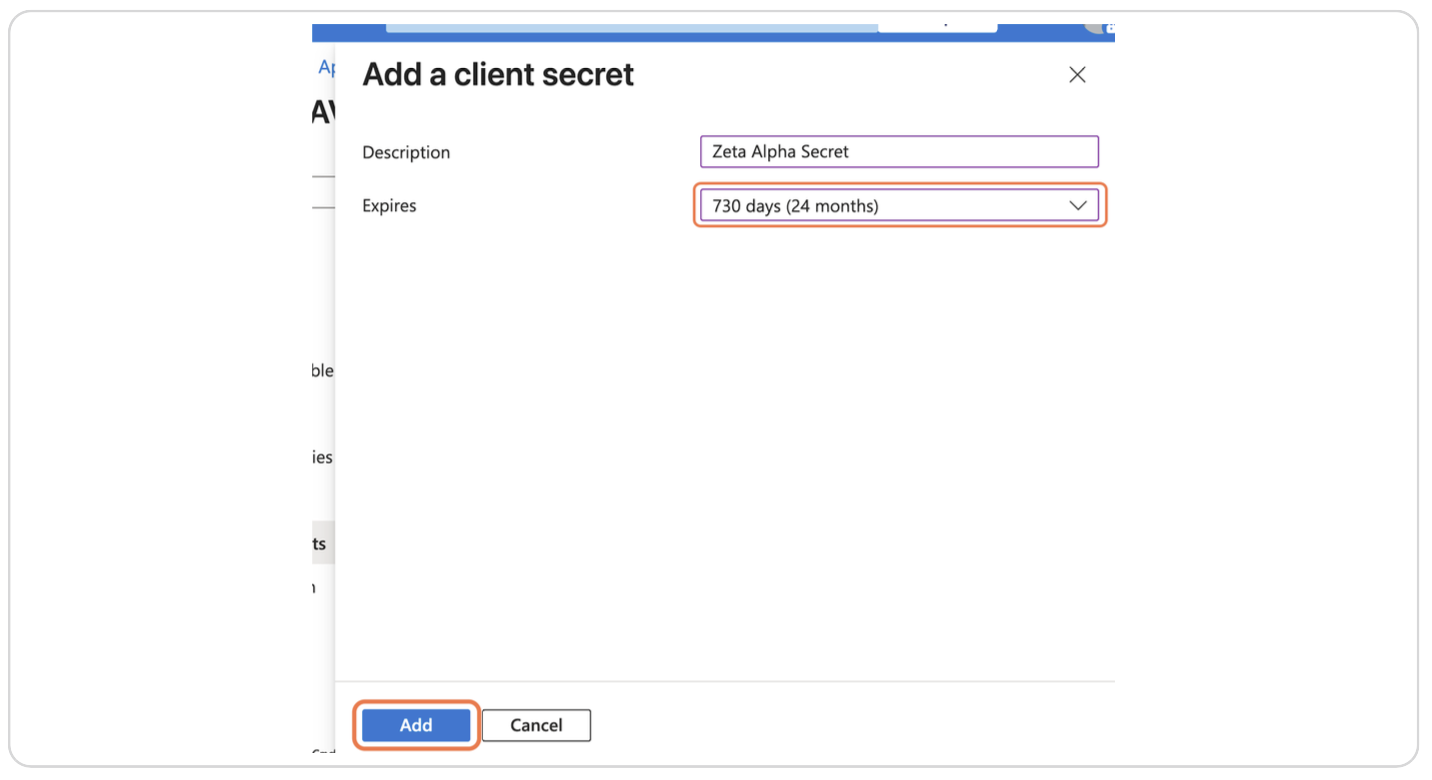 Select the maximum expiration date and click on Add
